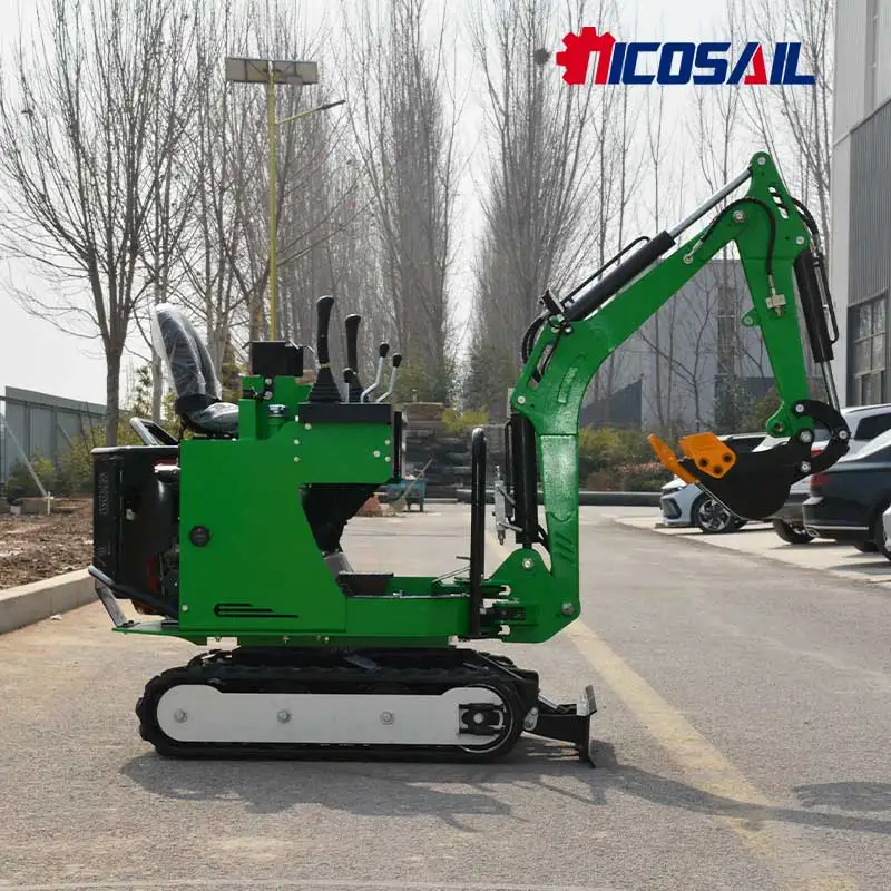 حفارة صغيرة عالية الجودة من نوع الزاحف الصيني EPA/EUR5 متوافقة مع البناء الصناعي في بستان المزرعة