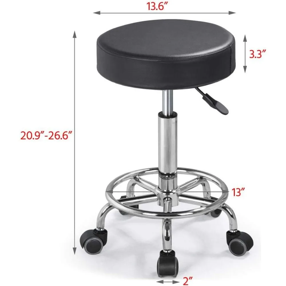طاولة مانيكير قابلة للطي مقاس 37 بوصة من Yaheetech ومقعد دوار، محطة عمل مكتب الأظافر مع حقيبة حمل/عجلات و360 درجة ° ارتفاع دوار-أ #6