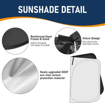 Sluneční clona na čelní sklo pro Toyota RAV4 2019-2024 2025 SUV Crossover, LE XLE Premium Limited XSE Hybrid Adventure, přední okno vozu 10 nejlepší prodej Sluneční clona u Toyoty RAV4 - №1