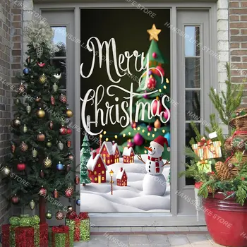 12 best sales Adesivos de porta de Natal - №3