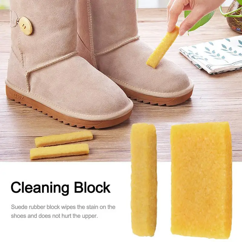 Practical Natural Shoe Eraser Rubber Block Suede Shoes Cleaning Care Decontamination Shining Wiping Easy To Carry Clean Tool