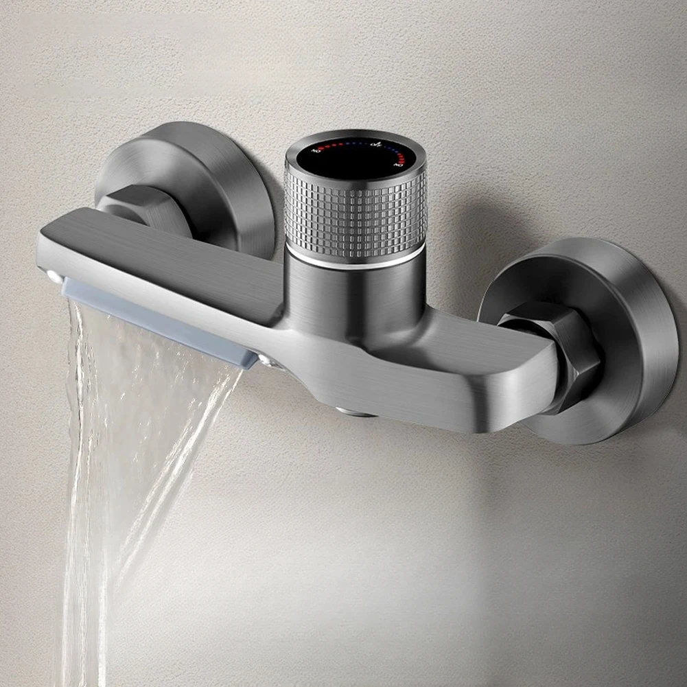 

Bathroom Shower Faucet Mixing Valve Mixer Tap Hot And Cold Mixer Wall Mounted Mixing Valve Shower Waterfall Bathtub Faucet