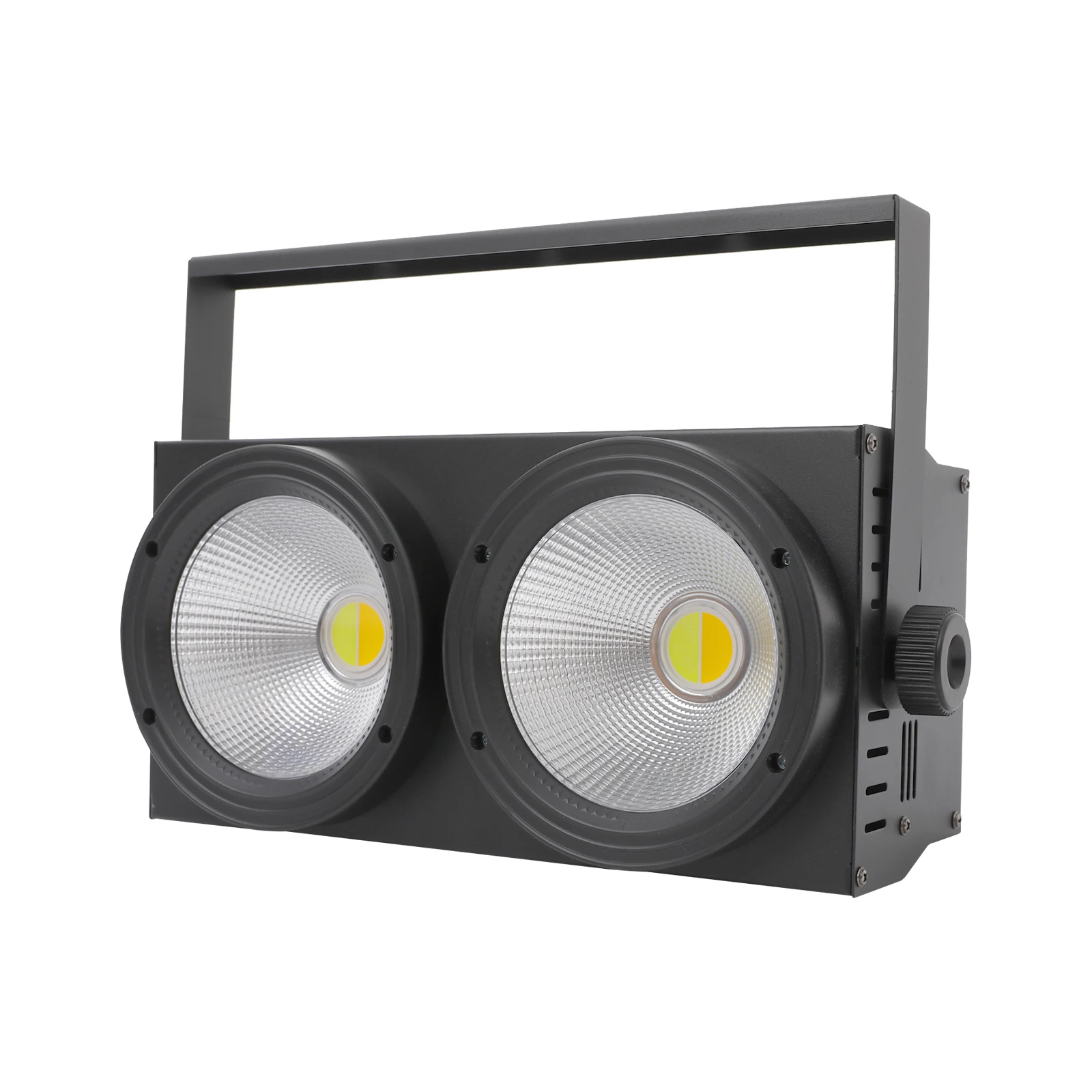 

2*100W LED Stage Par Light COB Stage Par Light RGB Cool Warm Stage Light for DJ Christmas Party Show Wedding Disco