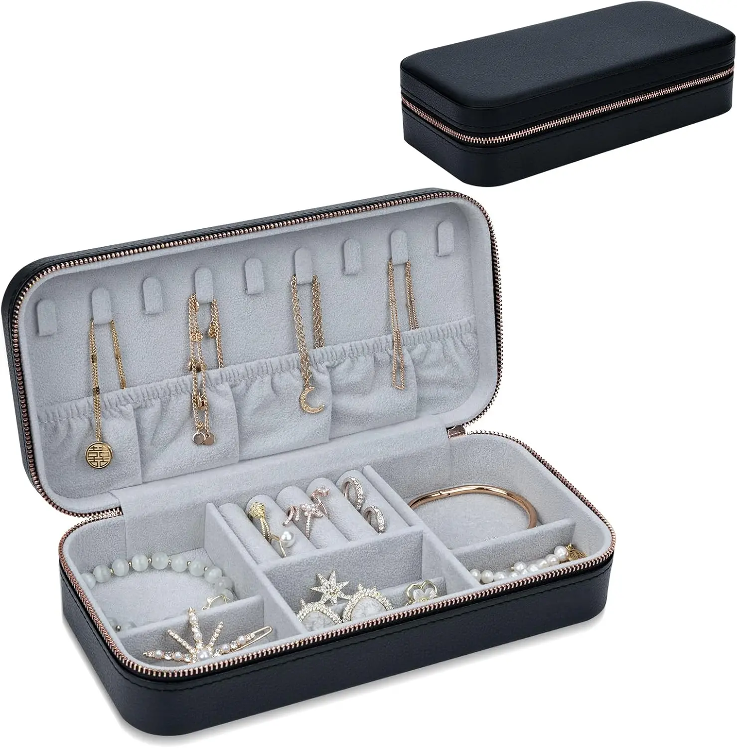 

Travel Jewelry Box Jewelry Organizer for Travel Jewellery Organizers Box Jewelry Box for Women on Hallowmas Christmas Va
