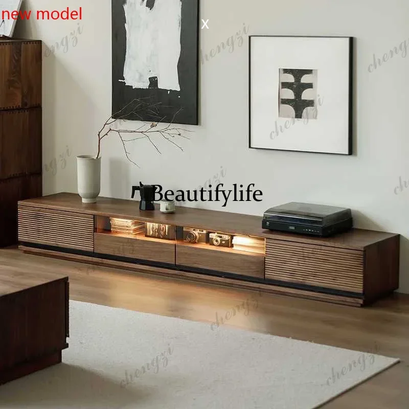 N138Classic Cute Tv Cabinet Simple Decoration European Brown Unique Tv Stands Storage Wooden Long Mueble Televisor Furniture Hom