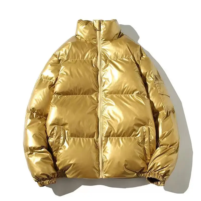 Winter Warm Parkas Men Oversize Bubble Jacket Solid Coat for the Winter Various Color Streetwear Retro Puffer Jacket Outerwear