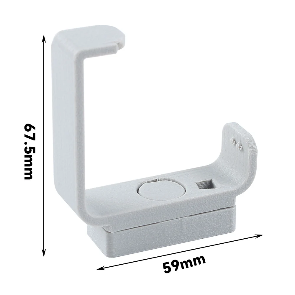 

L-Shaped AMS Hub Bracket for BambuLab A1: Mounting Printed Model Adapter for Secured Hub to 3D Printer's X-axis Motor Cover