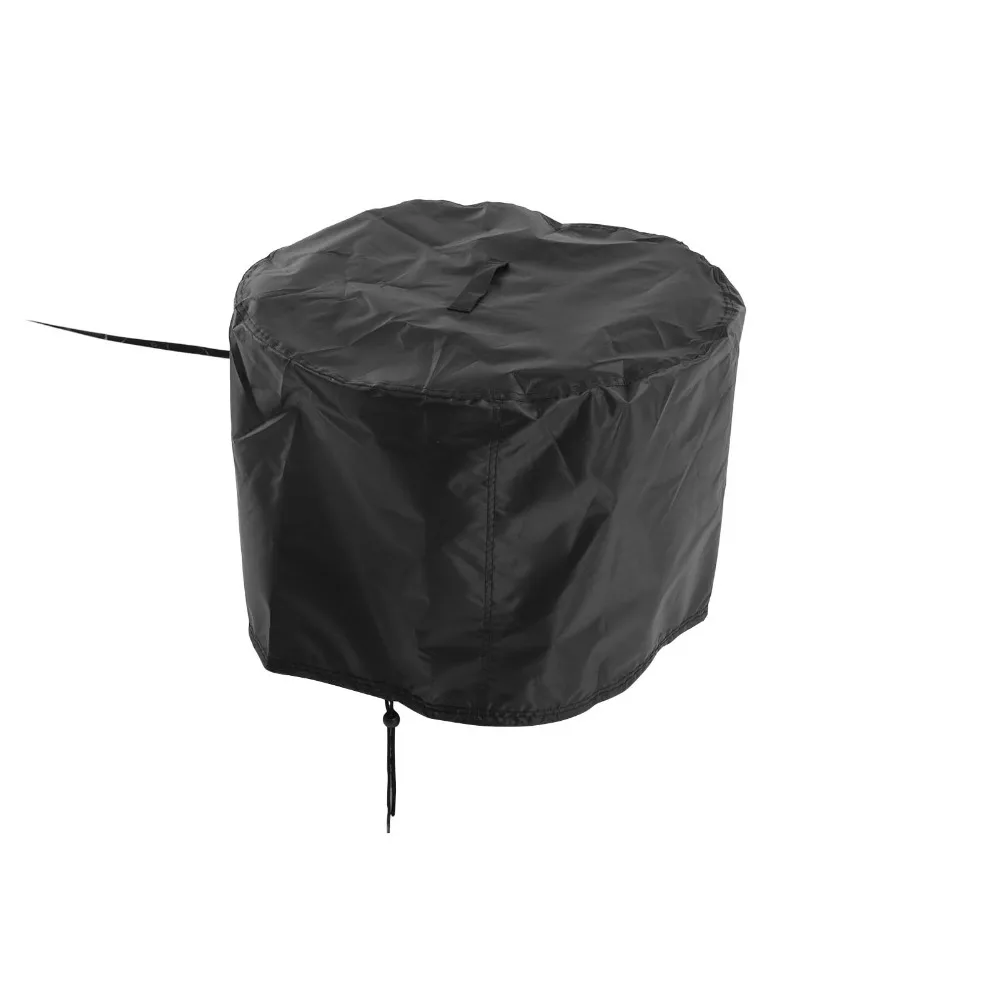 420D Oxford Fabric Outdoor Grill Cover Rainproof Dustproof Waterproof BBQ Cover Easy Take Off Handle Barbecue Round Cover