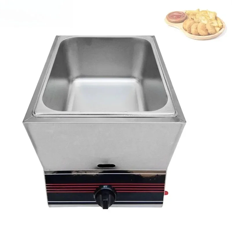 Stainless Steel Deep Fryer Chicken French Chips Gas Fryer Machine Commercial Tank Gas Fryer