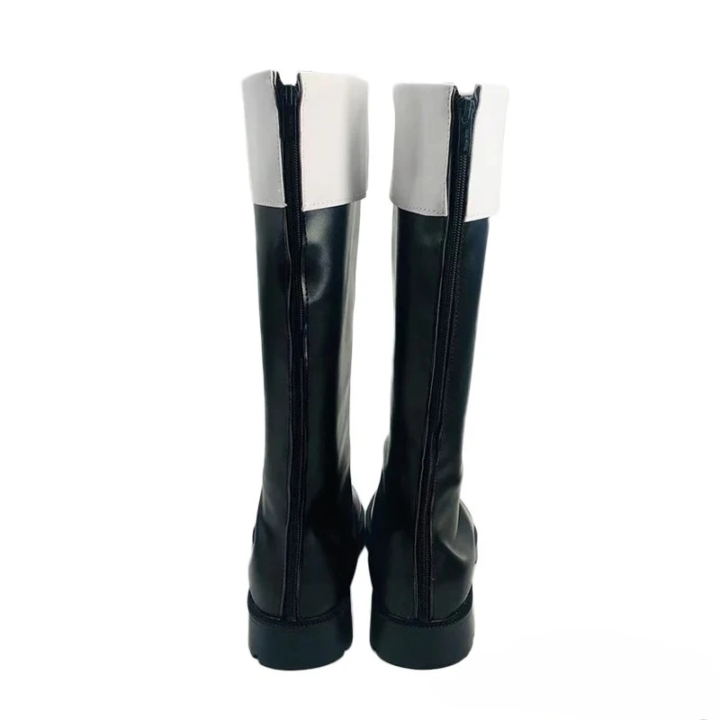 Anime BLEACH Ulquiorra Cifer Custom Made Cosplay Shoes Boots Halloween Party Props