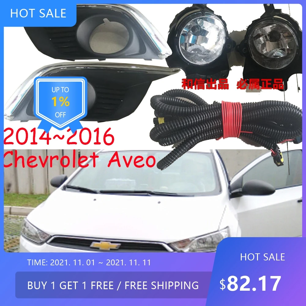 

One set auto bumper lamp for Chevrolet Aveo fog light 2013 2014 2015 2016y halogen 4300K auto Accessories Aveo headlight