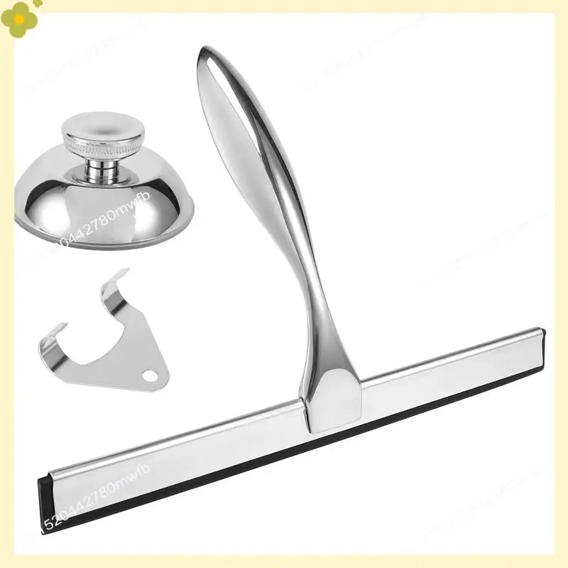 LDHL Премиум-скребок из нержавеющей стали для душевых дверей, ванной комнаты, окон и автомобильных стекол, универсальный стеклоочиститель