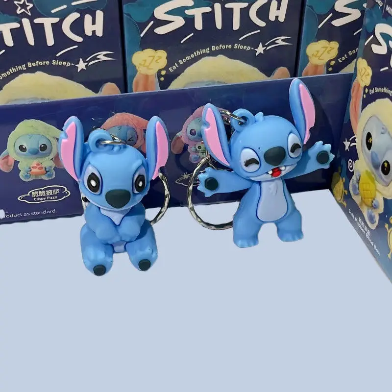 Disney ponto dos desenhos animados bonito 3d estatueta chaveiro criativo personalizado unisex casais combinando mochila pingente brinquedo presente