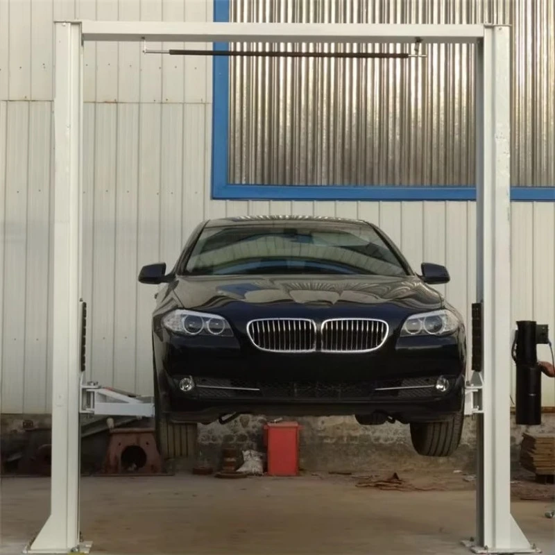 Two Post Car Lift with clear Floor Designed Loads 3.5T,4T,4.5T,5T.