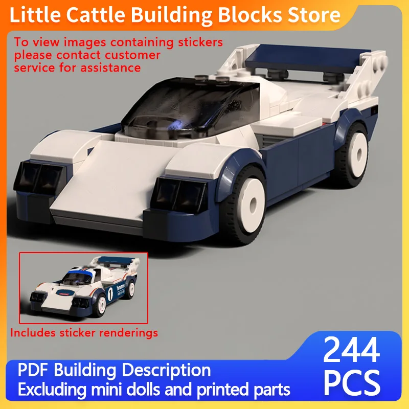 Speed Racing Car Model MOC Building Bricks High-Performance Sports Car Modular Technology Children Holiday Gifts Assemble Toys