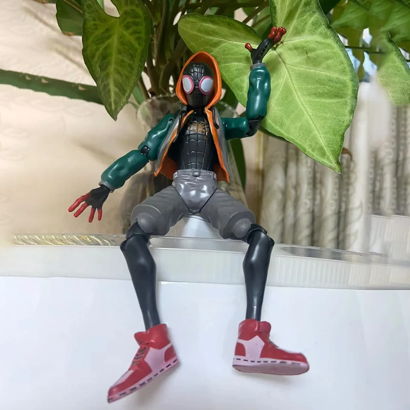 

Sv Action Spiderman Miles Morales Action Figure Collection Marvel Spider-Man Into Spider-Man Model Toys Boys Gifts
