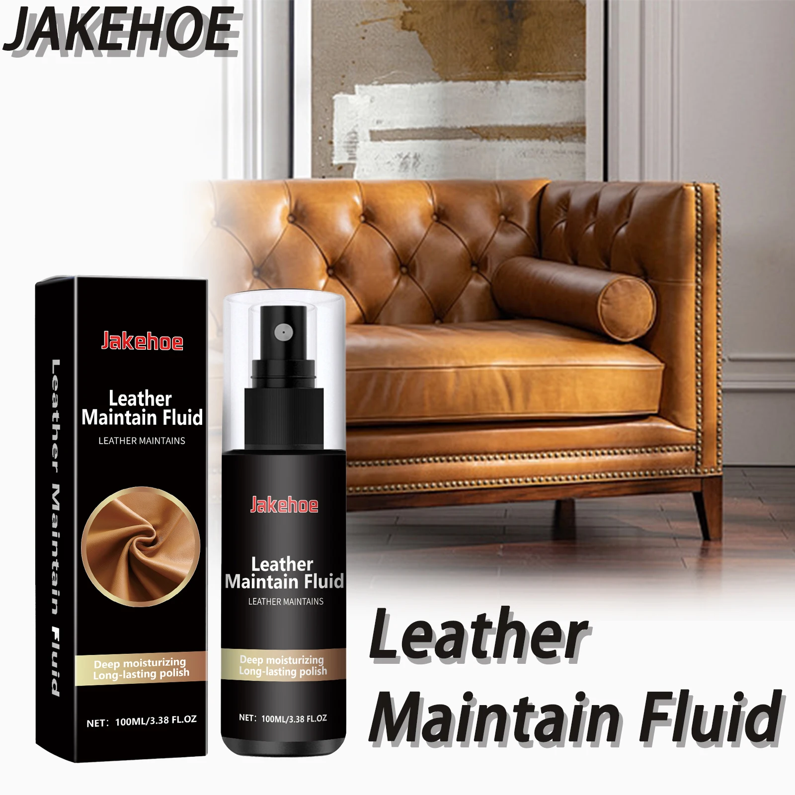 

Leather Maintain Fluid Restoring Leather Original Color Texture Polish Surface Waterproof Anti-Fouling Leather Conditioner Spray