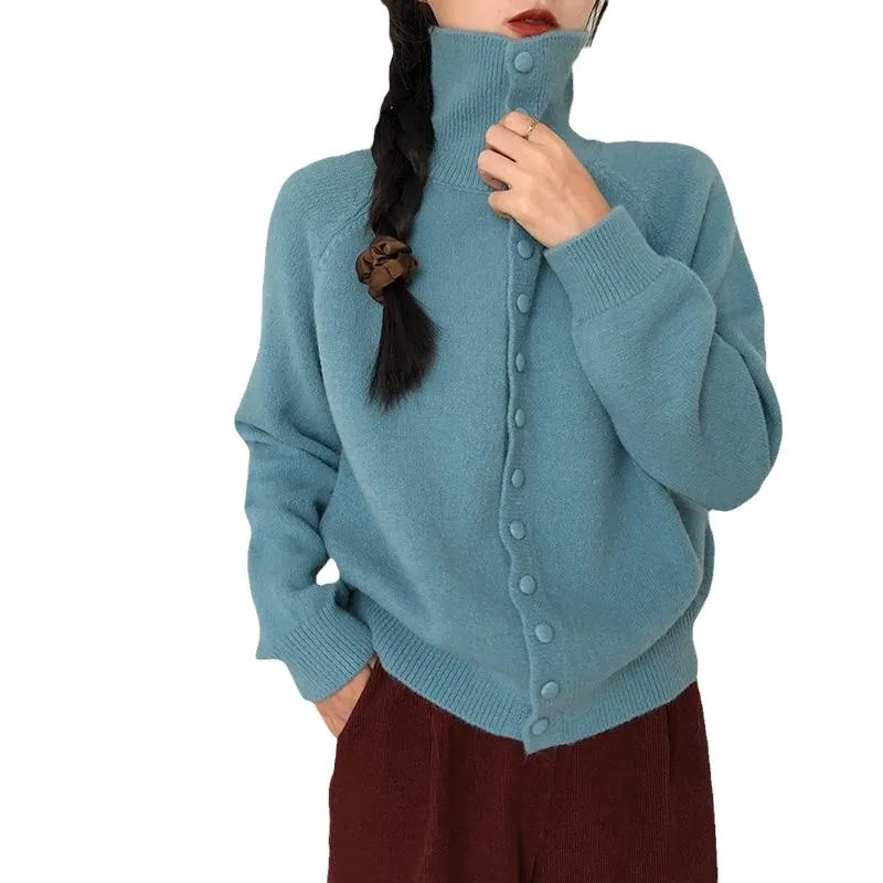 Maglioni Maglioni Cardigan Donna Bohemios Acrilico SSoftly Filo Fidanzata Club Party Stretto Glam Lucido SSoftling Moda da sera