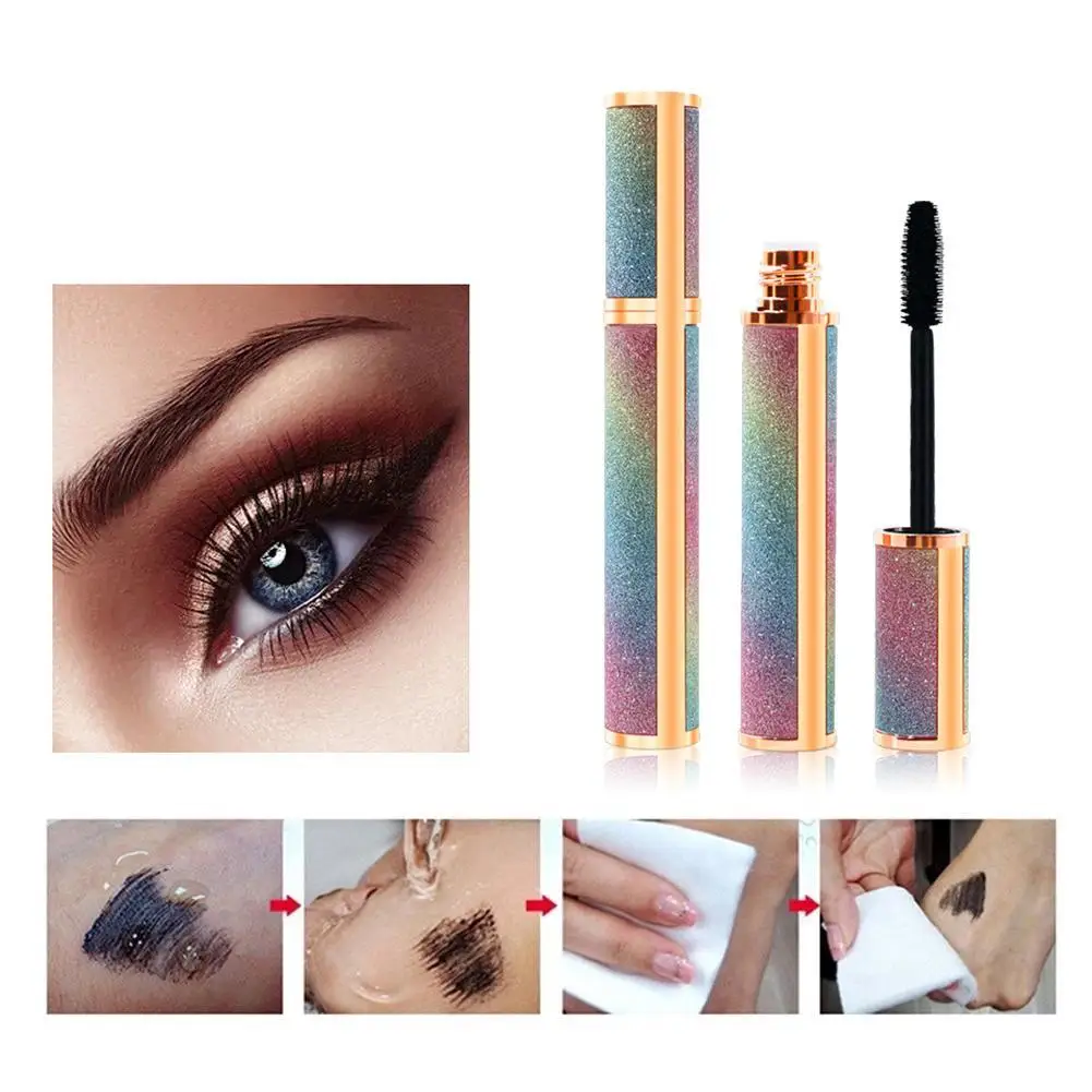 Profession elle schwarze Mascara Verlängerung Curling Wimpern lange Super Make-up Mascara Auge dauerhafte kosmetische wasserdichte w7a5