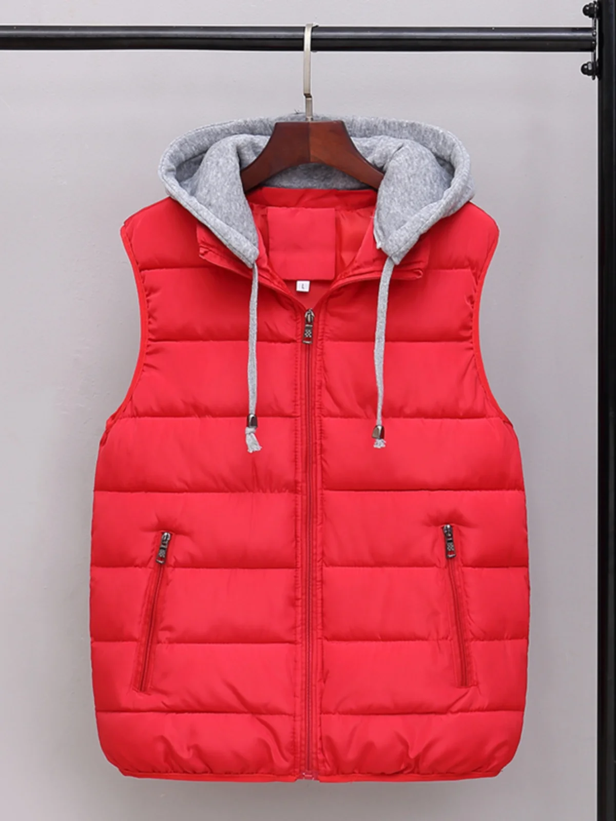 Slim Fit Cotton Ves… - image