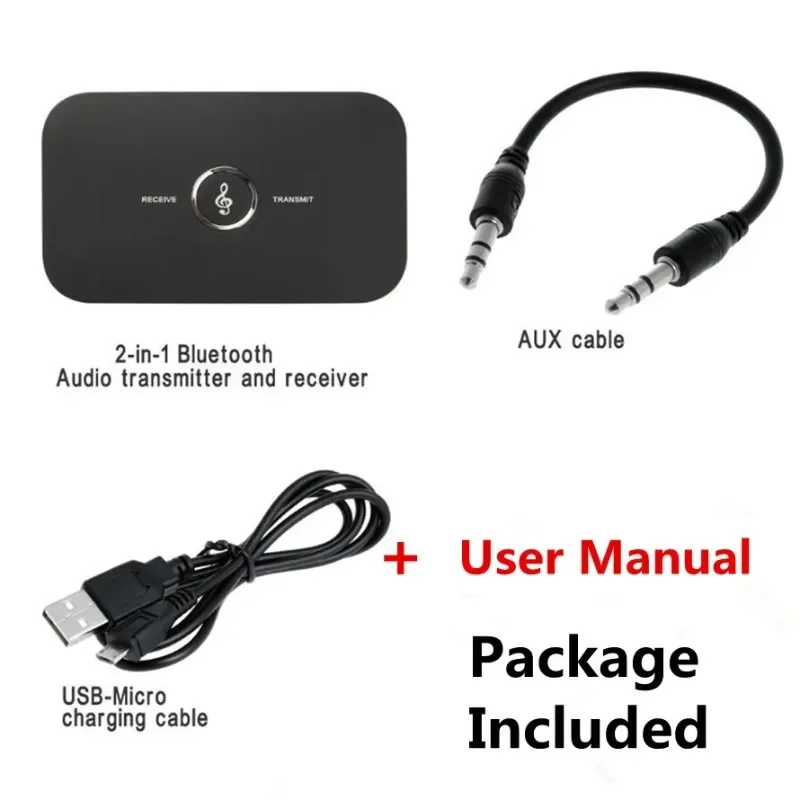 Kabelloser Audio-Adapter Bluetooth 5.0 Empfänger Sender Stereo 3,5mm AUX-Buchse RCA USB-Dongle Musik für Auto-Kit PC TV Kopfhörer – Detail 13