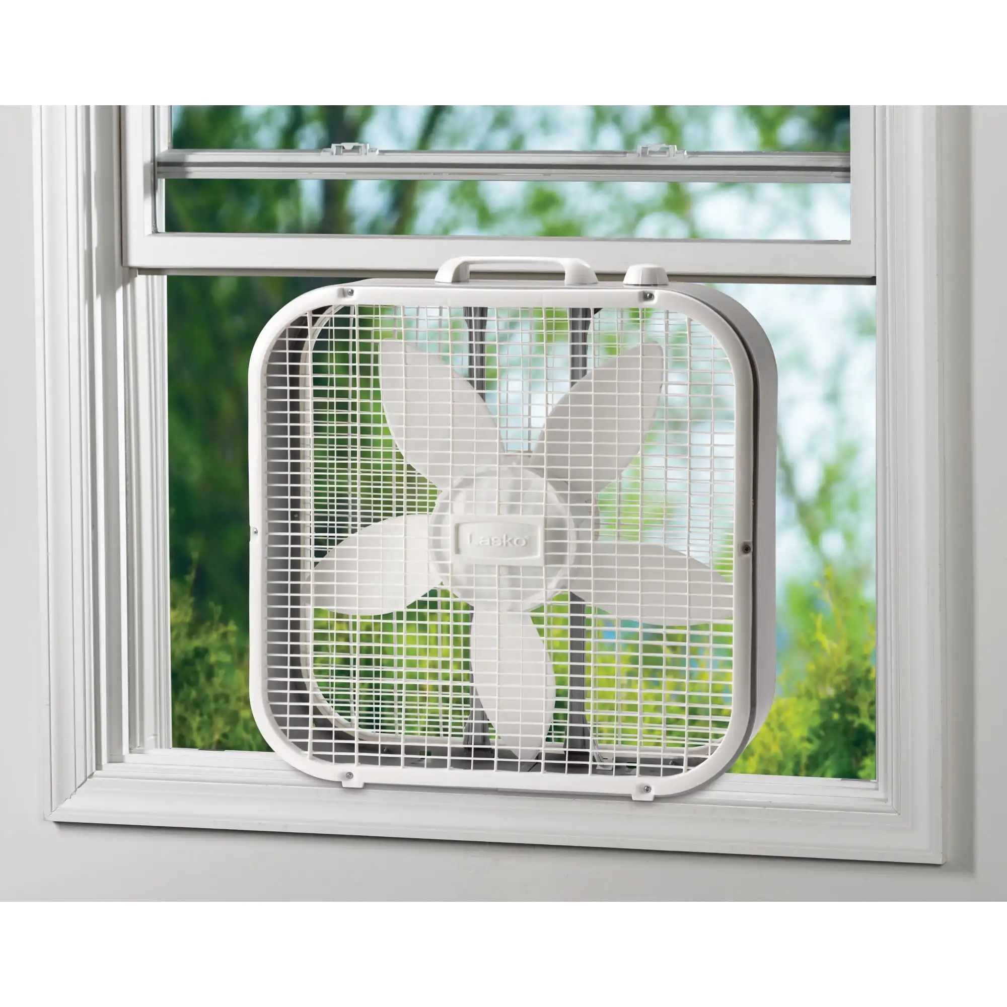 Lasko-ventilador clásico de 20 "con Motor resistente a la intemperie, 3 velocidades, 22,5" H, blanco, B20200, nuevo