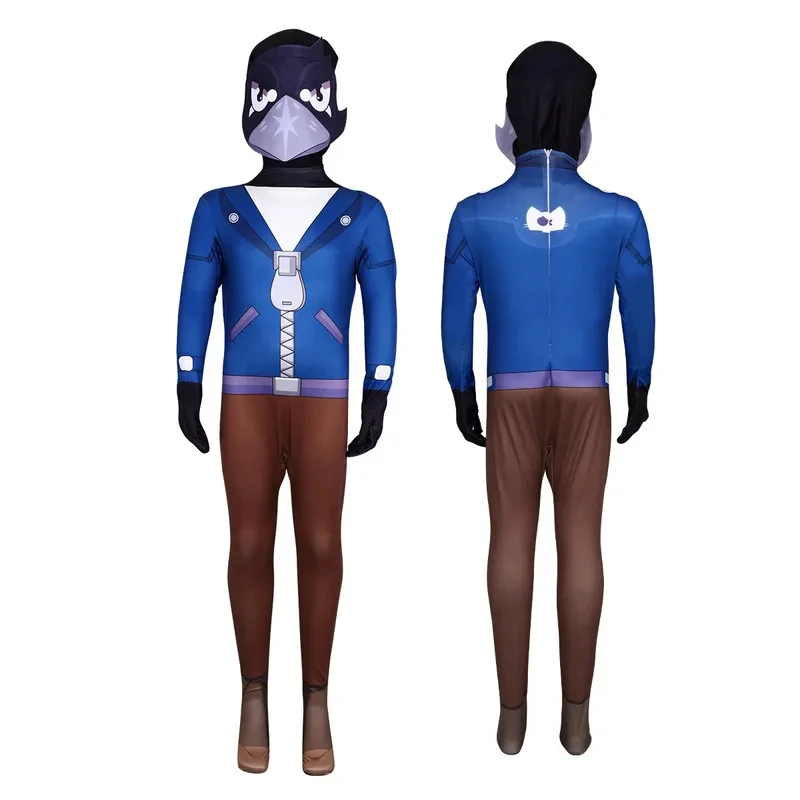 HN8 Grensoverschrijdende Halloween wildernis brawl cosplay spel rollenspel kostuum jumpsuit kostuum) 4Dc