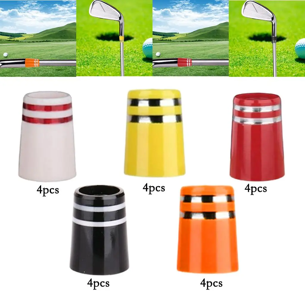 12x قبعات نهاية حلقات الجولف المتينة الحجم.370 ملحقات الجولف محول طرف مستدق