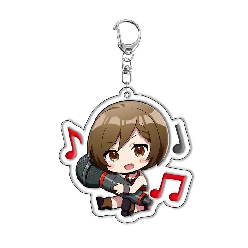 New Hatsune Miku Cute Creative Acrylic Keychain Two-dimensional Animation Peripheral Backpack Decorative Pendant Holiday Gift view 5
