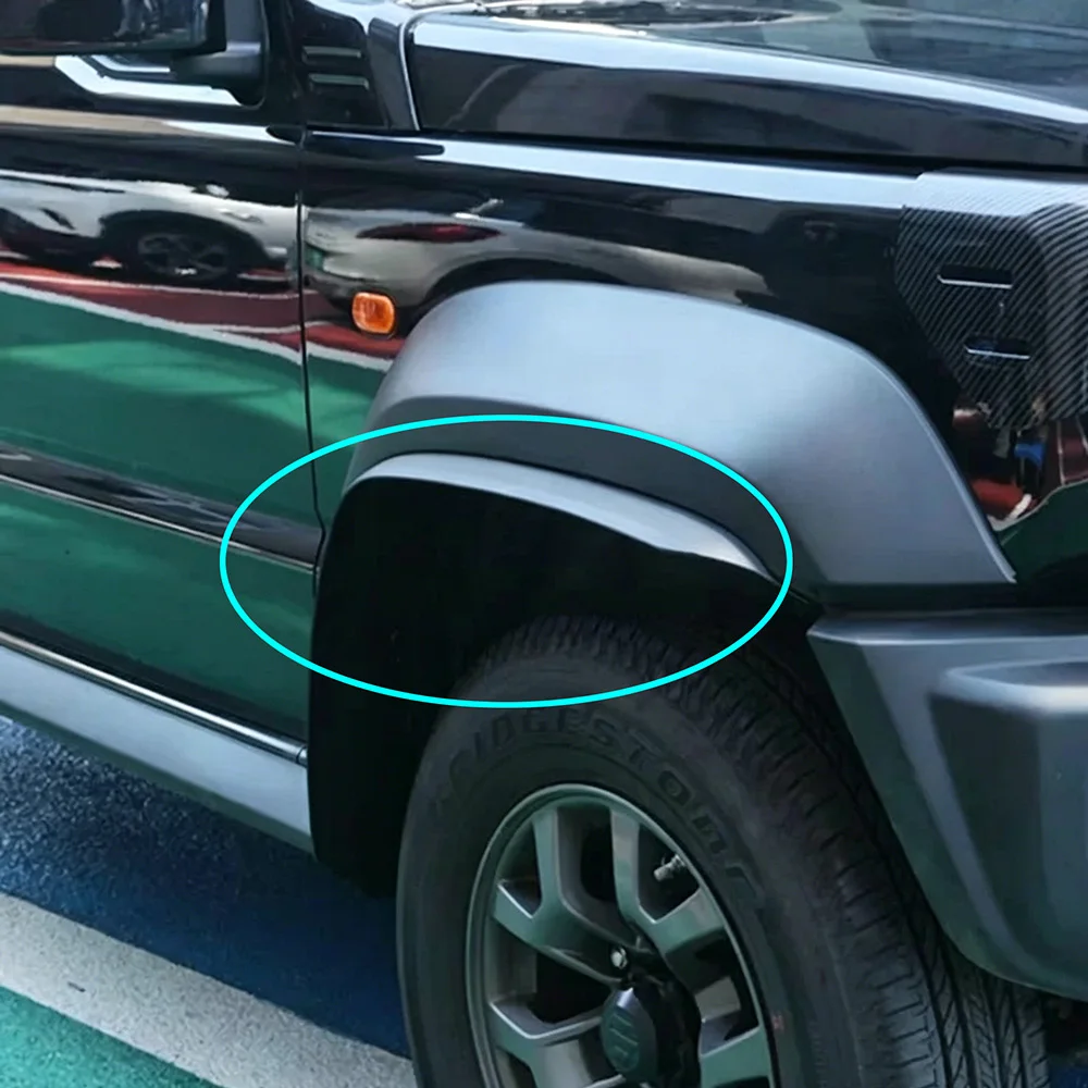 For Suzuki Jimny 2019+ 3/5 Door JB74 JB74W JC74 4PCS Off-Road Widen Fender Flares Wheel Arch Mud Guards