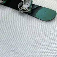 Durable Ski Mat High Density Needle Mushroom Ski Mat Dryland Carpet Easy Assembly Ski Snow Board Kit for Kids and Adults 50x50cm 4