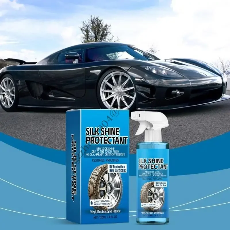 

Ширный сияющий защитник 120 мл легко использовать привязку к опрыскивающим шинам для глянцевой мокрой шины.