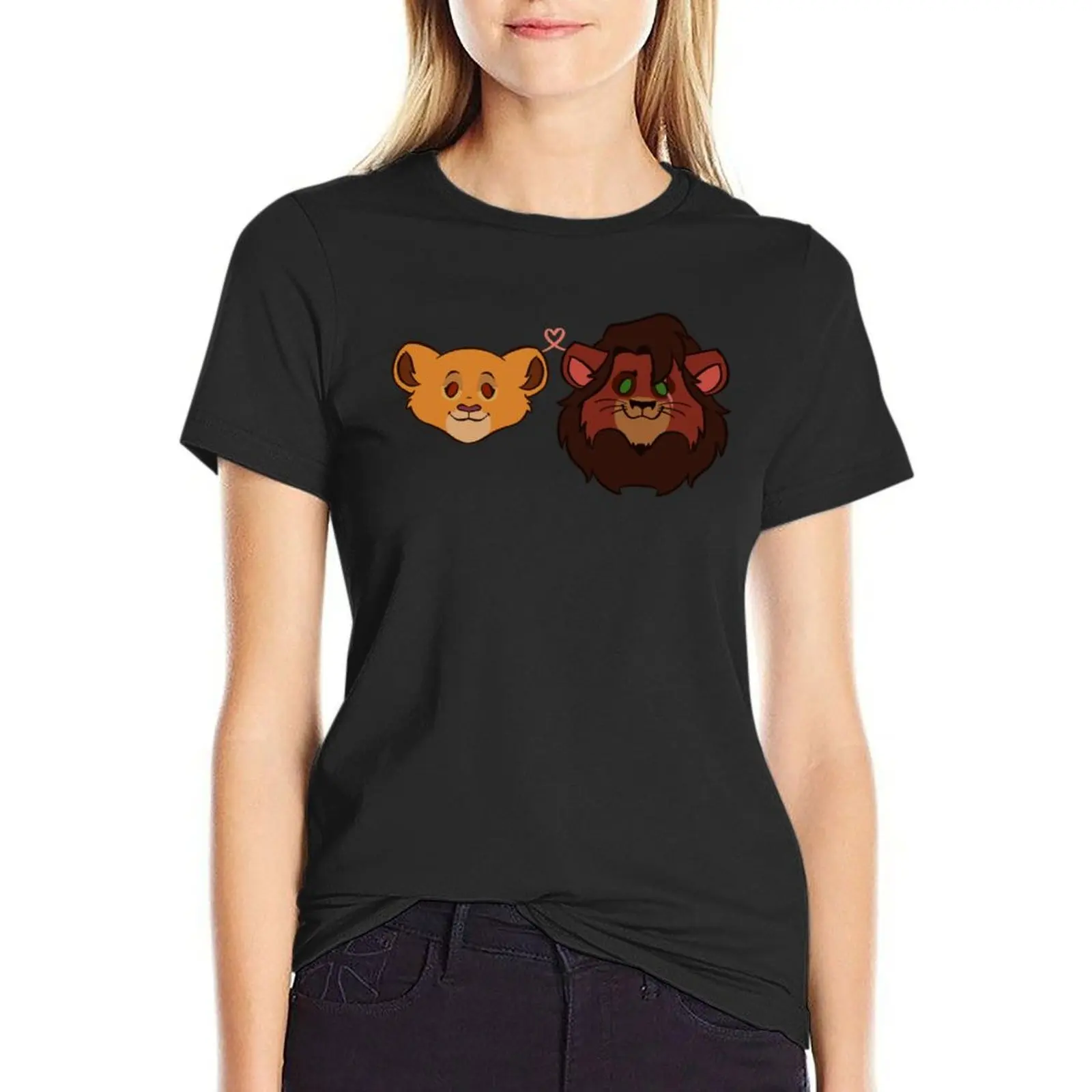 

kiara and kovu cheebs T-shirt tees vintage clothes summer tops summer blouses woman 2024