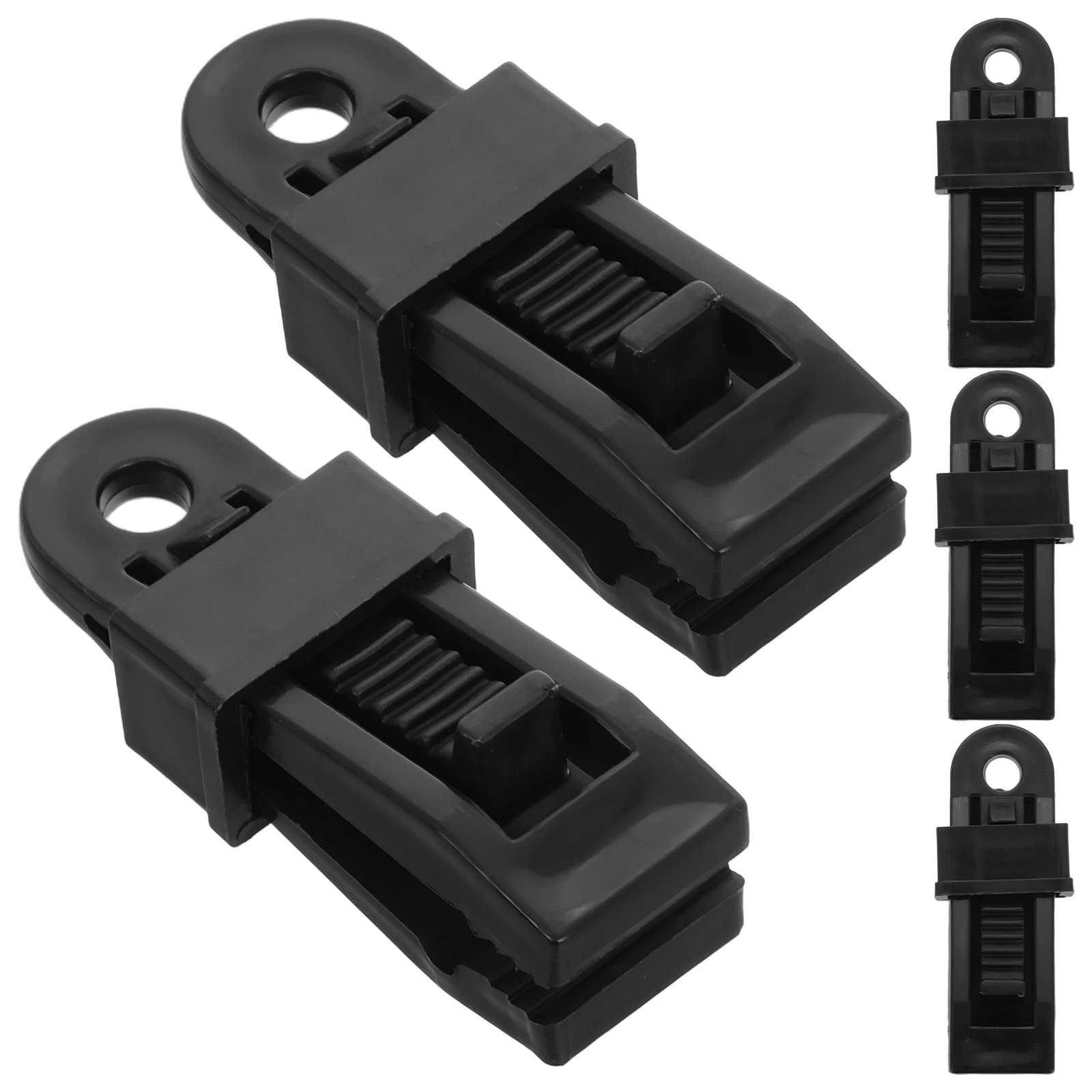 

40pcs Windproof Tent Clamps Large Heavy Duty Lock Grip Plastic Clips for Outdoor Camping Hooks Tarps Fasteners