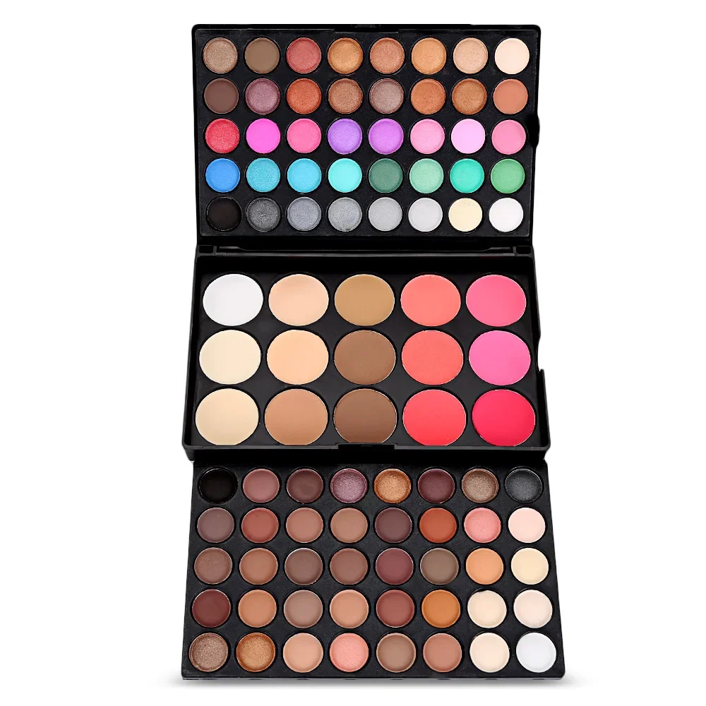 Pro All in One Makeup Gift Kit Set Box Full Women Waterproof Eyeshadow Pallete Make Up Eye Shadow Blush Bronzer Contour Palette