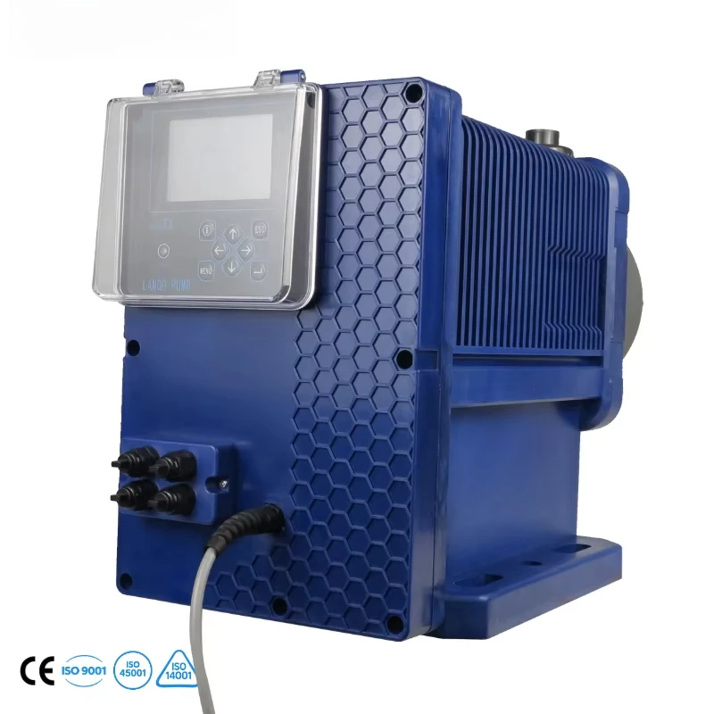 مضخة قياس الحجاب الحاجز الرقمية الذكية EX-D600C عالية الدقة مع شاشة LCD ورأس PVC لجرعات كيميائية دقيقة #2