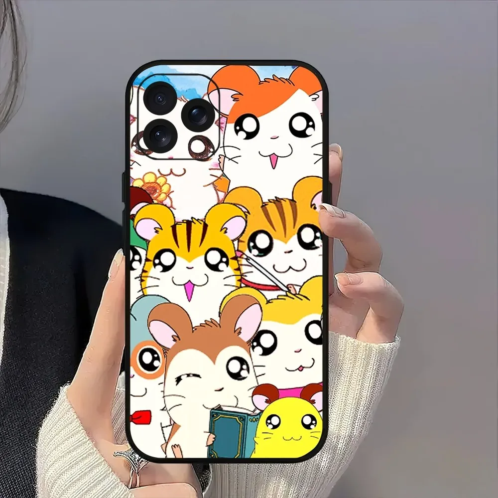 Hamtaro Cute Hamster Kawaii Lovely Phone Case For iPhone 8 14 15 13 12 11 Mini X Xr XS Pro MAX Plus Shell