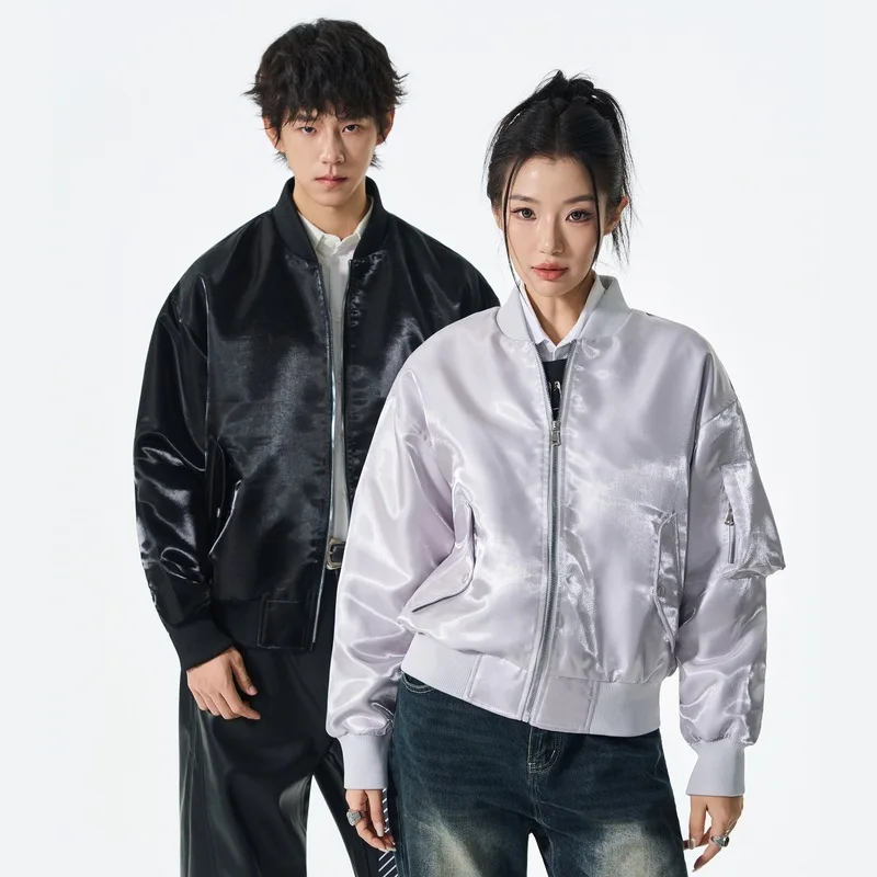 

Винтажная мужская куртка в стиле милитари 2025 A2, куртка-бомбер десантника, ретро рабочая одежда, уличная трендовая кожаная куртка, мужское женское пальто