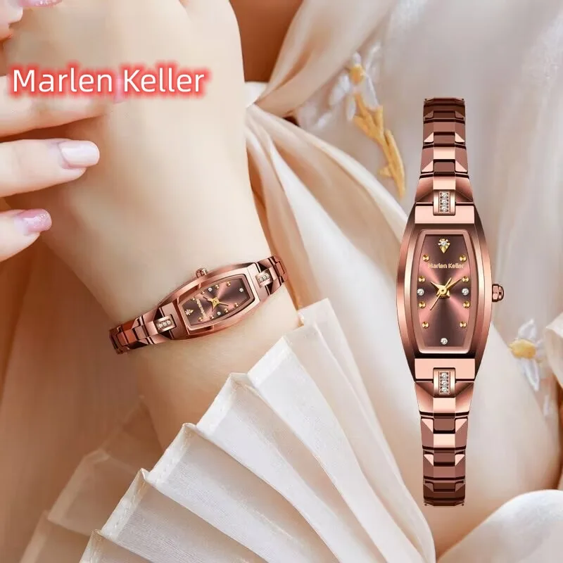 1PCS Luxury Rhinestone Decor Quartz Watch Waterproof Luminous Analog Wristwatch For Daily Life Business Travel Vacation