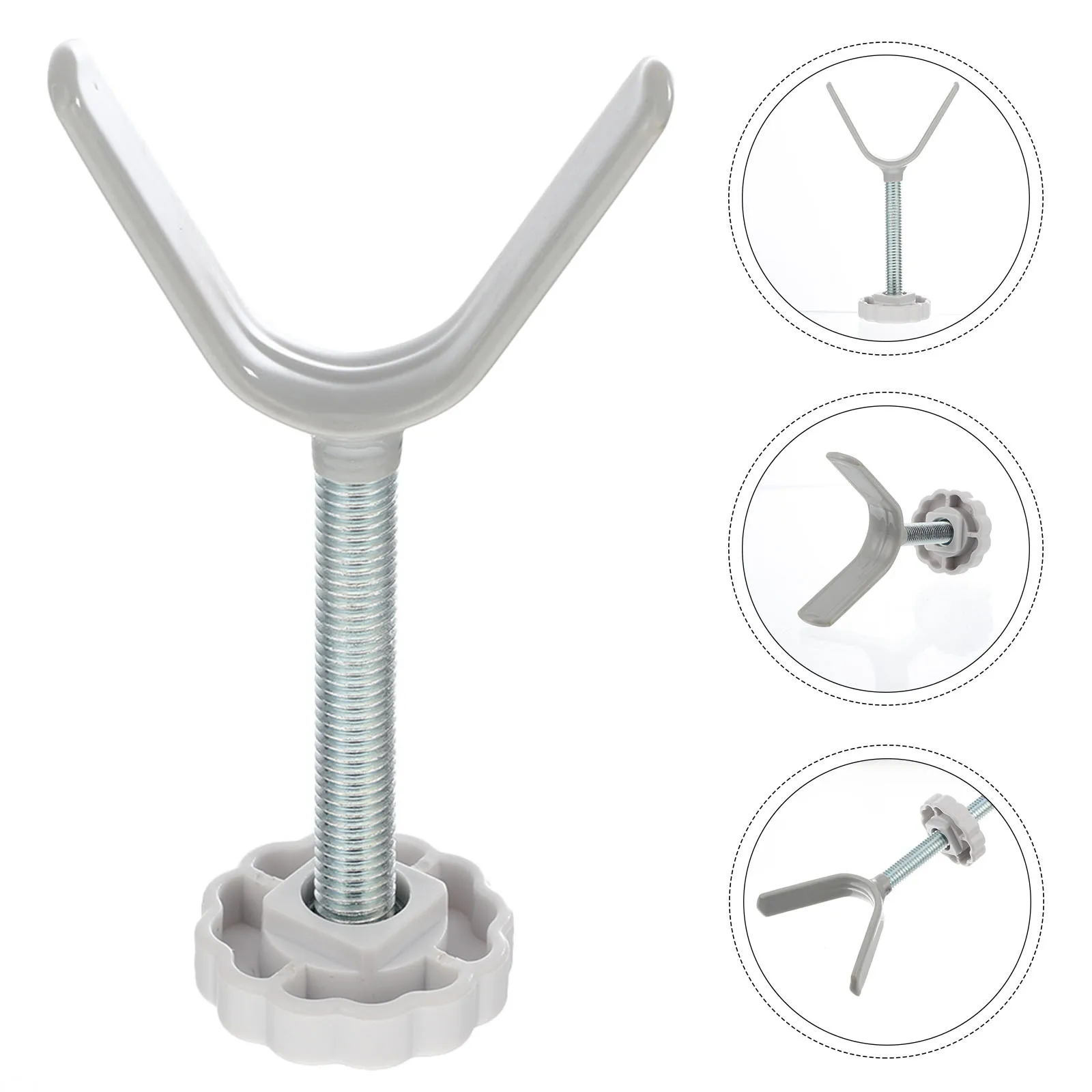 

1Pcs Useful Fixing Fitting Security Door Accessories Heat Resistant Stable Silver Safety Door Fixator Gate Fence Accessory