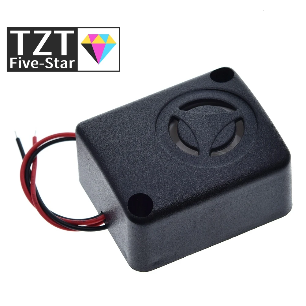 Anti-theft Car Burglar Alarm 6/12/15V 120dB Active High Decibel Buzzer Safe Box Burglar Alarm Car Accessories QSI-4840