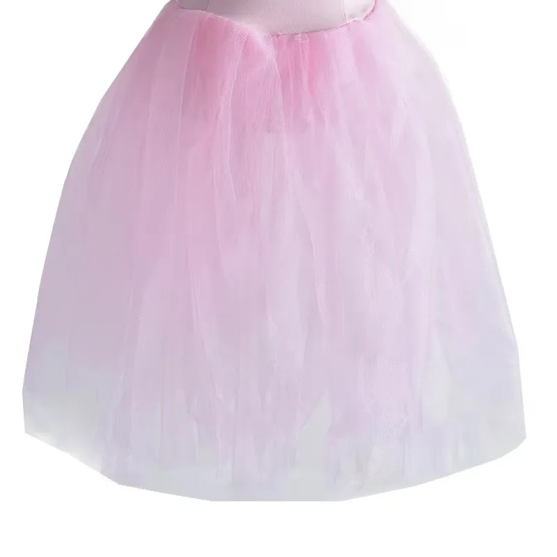 子供ジゼルバレエ衣装女の子のためのロングバレエレオタードダンスドレスレースバブルスリーブチュールスカートチュチュバレリーナダンスウェア