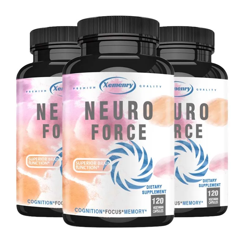 

Neuro Force Capsules - Promotes Brain, Nervous System Health, Memory and Concentration