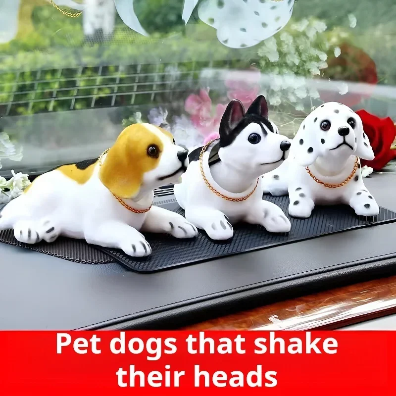 

Car decoration simulation puppy high-end car center console cute car decoration point shaking head creative decoration with auto