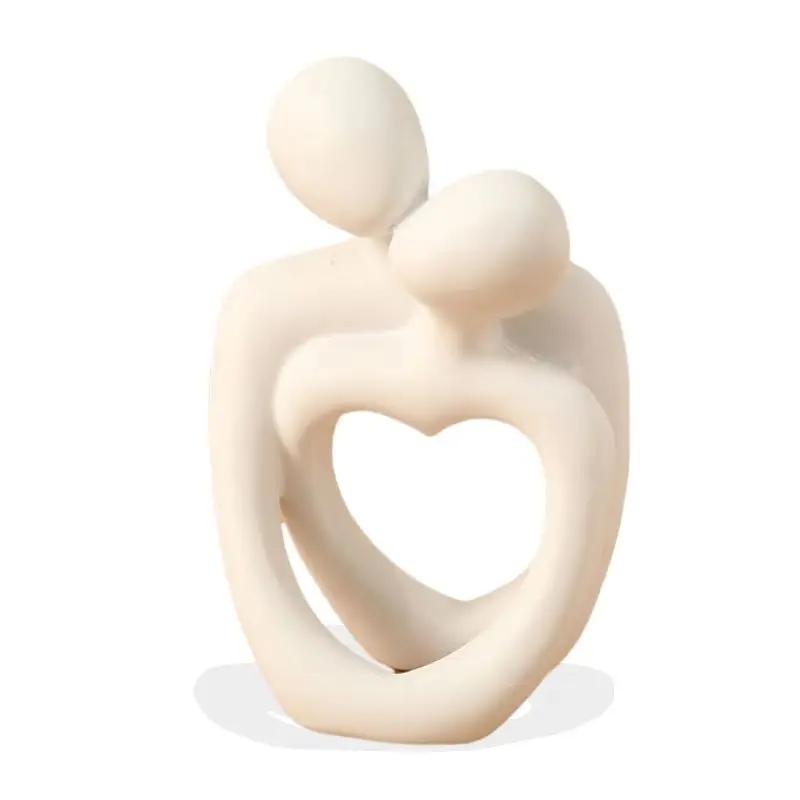 

Romantic couple statue, modern romantic love statue, embrace couple decoration, mini couple statue, abstract sculpture, modern h