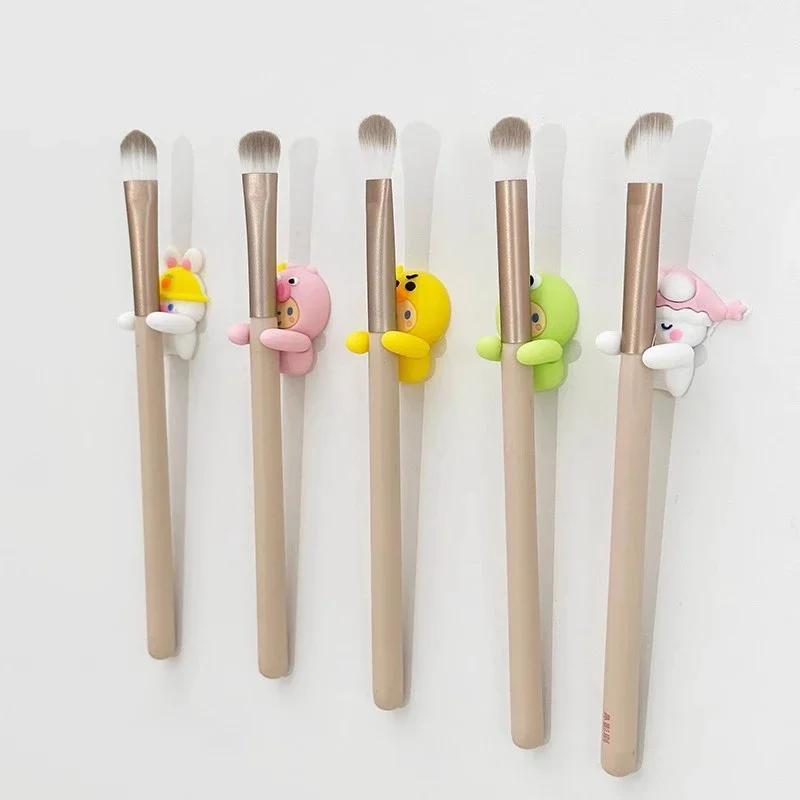 Enrouleur de câble pour écouteurs, clips de câble Kawaii, fixateur de ligne de données USB, support mignon, bureau à domicile, fournitures de bureau, ensemble de 2 pièces