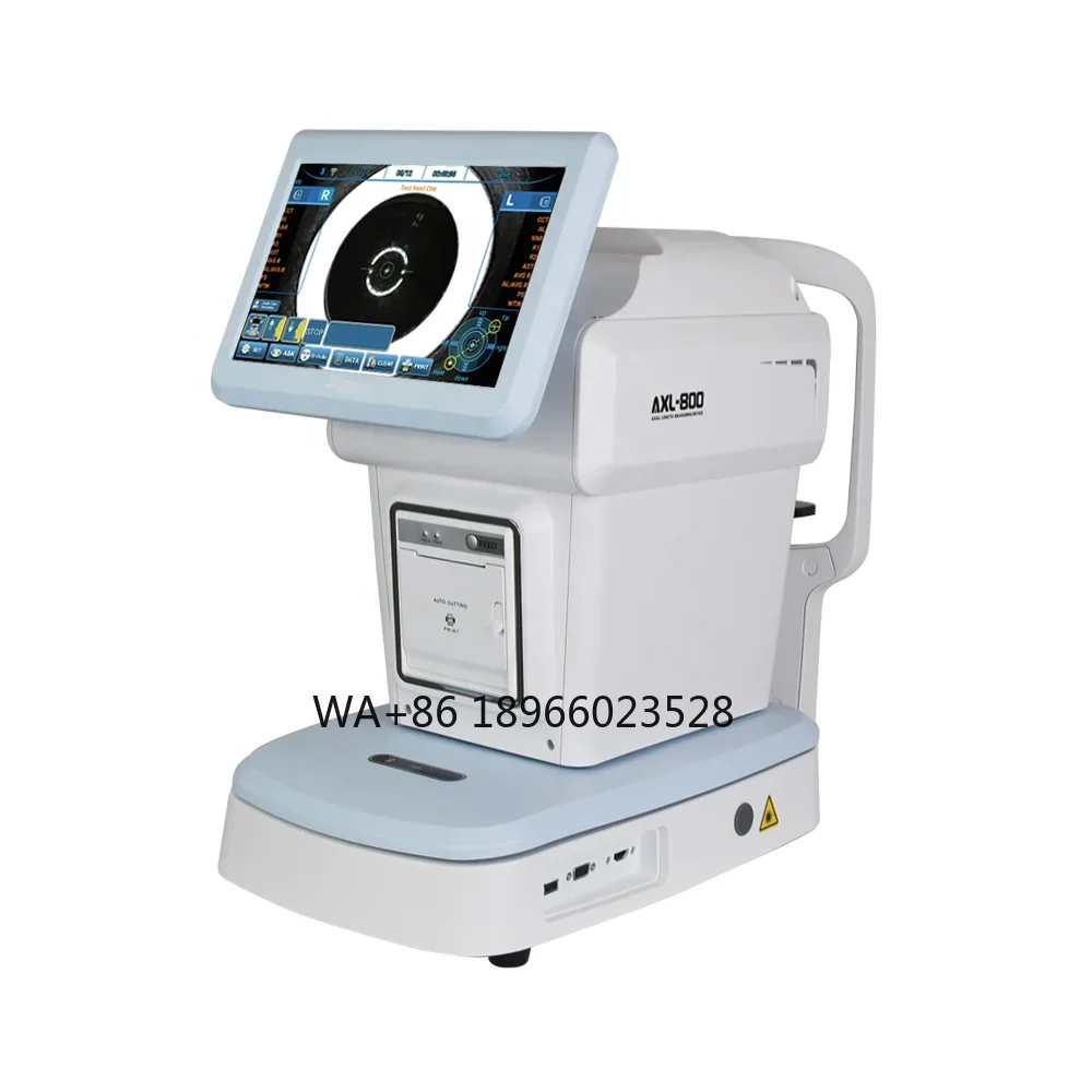 AXL-800 Vista de longitud axial ocular Instrumento de medida de longitud axial Biómetro de longitud axial ocular