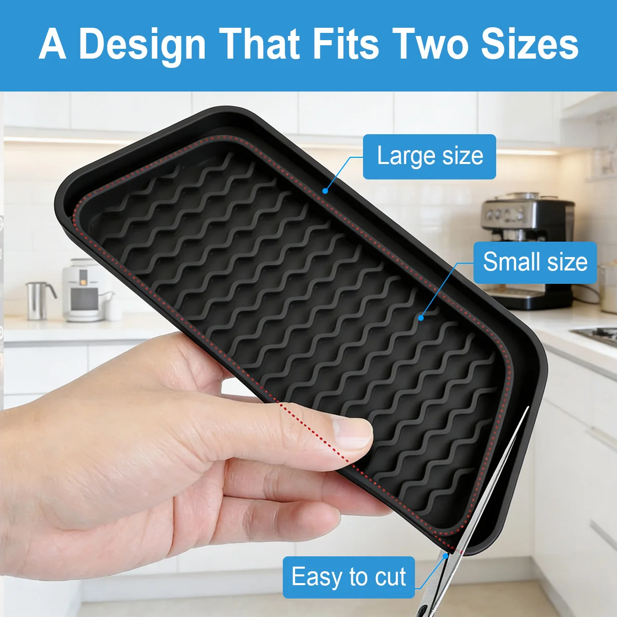 

D9 Refrigerator Drip Catcher,Non-slip Fridge water Dispenser Drip Tray, Fridge Water Dispenser Drip Tray Prevents Water Splashes