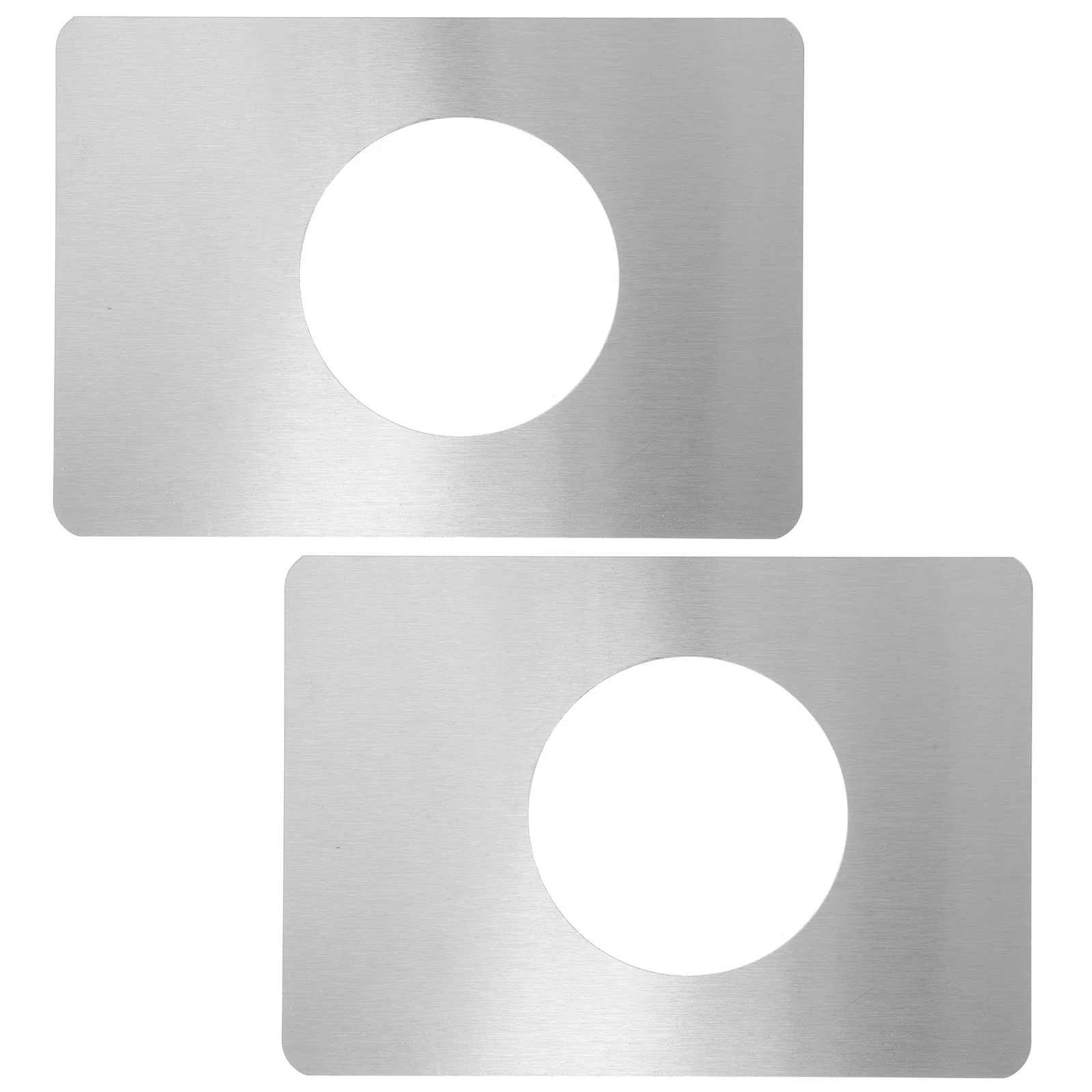 

2Pcs Stainless Steel Ball Lock Repair Plate Round Reinforcement Disc Fixing Plate Door Lock Installation Door Frame