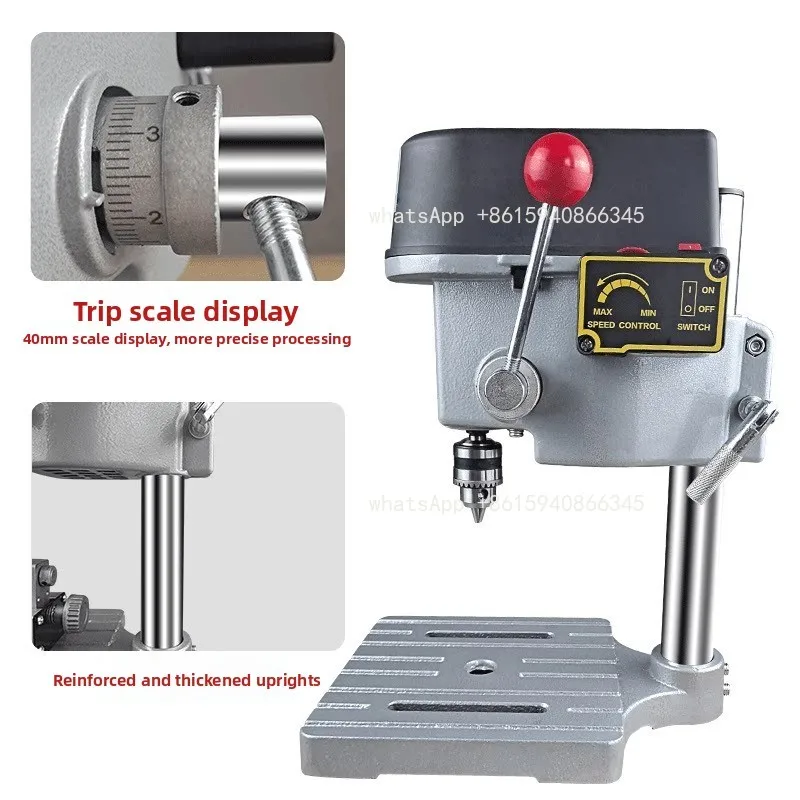 Desktop pearl drilling machine, round bead, Buddha bead, small drilling machine, wooden bead cutting, household drilling